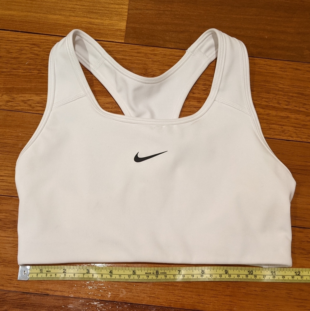 White Racerback Nike Dri-Fit Sports Bra